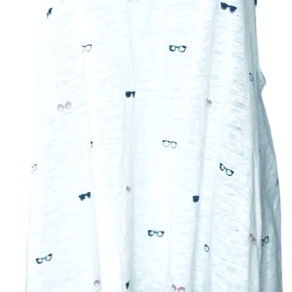 Rails Sleeveless Scoop Neck Racerback Top. Fun Sunglasses Multicolor Print. Sz M - Picture 4 of 8